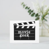 Movie Geek with Clapboard Briefkaart (Staand voorkant)
