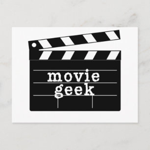 Movie Geek with Clapboard Briefkaart