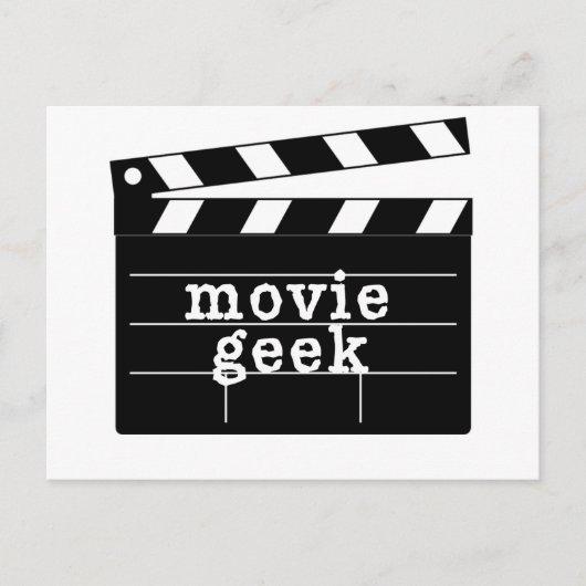 Movie Geek with Clapboard Briefkaart (Voorkant)
