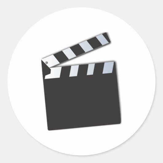 Movie-klembord Ronde Sticker (Voorkant)