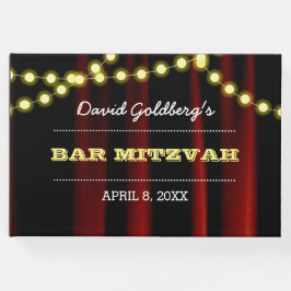 Movie Lights Yellow Bar Mitzvah Gastenboek