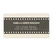 Movie Love Adreslabel Etiket (Voorkant)