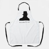 Movie Lover Film Noir Funny Apron Schort (Voorkant)