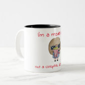 Movie Lover, geen cinepilfiel Tweekleurige Koffiemok (Voorkant links)