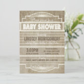 Movie Marquee Baby shower Invitatio 1920 Kaart (Staand voorkant)