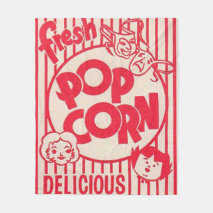 MOVIE NACHT Popcorn Box Blanket Fleece Deken