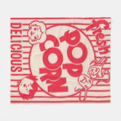 MOVIE NACHT Popcorn Box Blanket Fleece Deken (Voorkant (Horizontaal))