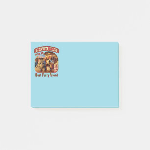Movie Night - Beste Furry Vriend - Schattige Cat & Post-it® Notes