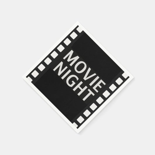 Movie Night  | Black & White Film  Servet (Hoek)