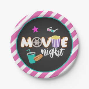 Movie Night Bord - Meisje