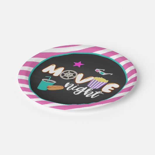 Movie Night Bord - Meisje (Gekanteld)