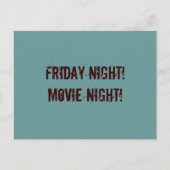 Movie Night briefkaart (Voorkant)