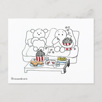 Movie Night Briefkaart