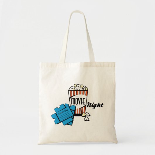 Movie Night Canvas tas (Voorkant)