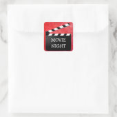 Movie Night Cut Sign Verjaardagsfeestje Stickers (Tas)