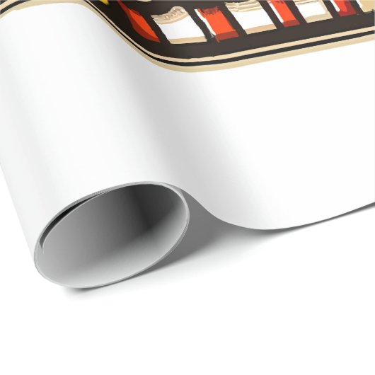 Movie Night Delight Speelse Popcorn Cadeaupapier (Rol Hoek)