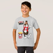 *Movie Night* Funny Friends T-Shirt (Voorkant volledig)