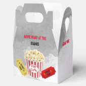 Movie Night Geef één feestgrijze Waterverf toe Bedankdoosjes (Geopend)