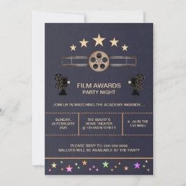 Movie Night Invitation Kaart