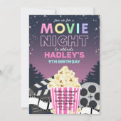 Movie Night Invitation | Uitnodiging tot filmdag (Voorkant)