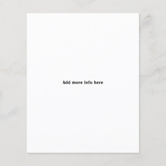 Movie Night Invite Bewerkbare Film Party popcorn Flyer (Achterkant)