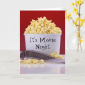 Movie Night Kaart (Gele Bloem)