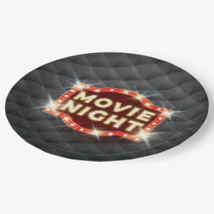 Movie Night Luxury Papieren Bordje
