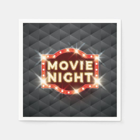 Movie Night Luxury Servet (Voorkant)
