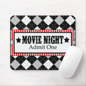 *Movie Night* Movie Ticket Mousepad Muismat (Met muis)