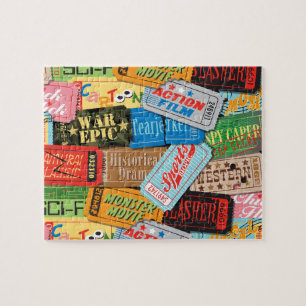 Movie Night Multi-Ticket Puzzle Legpuzzel