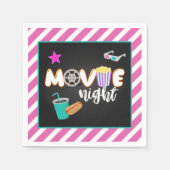 Movie Night Napkin - Meisje Servet (Voorkant)