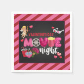 Movie Night Napkin - Valentijnsdag Servet (Voorkant)