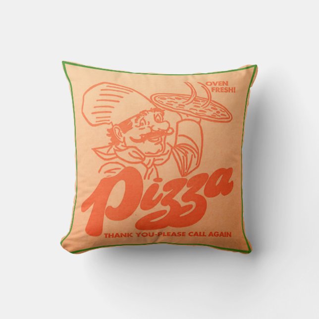 MOVIE NIGHT-PIZZA BOX PILLOW KUSSEN (Voorkant)