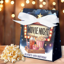 Movie Night Popcorn Kids Verjaardag Bedankdoosjes