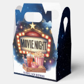 Movie Night Popcorn Kids Verjaardag Bedankdoosjes (Geopend)