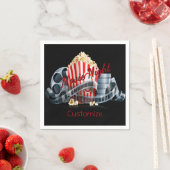 Movie Night Popcorn Napkins Servet (Insitu)