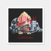 Movie Night Popcorn Napkins Servet (Voorkant)