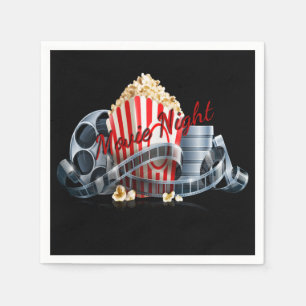 Movie Night Popcorn Servet