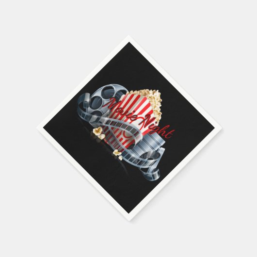 Movie Night Popcorn Servet (Hoek)