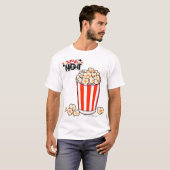 *Movie Night* Popcorn Tub T-Shirt (Voorkant volledig)