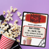 Movie Night Special Feature Birthday Kaart