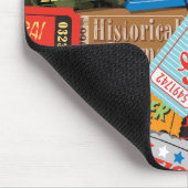 Movie Night Ticket Patterned Mousepad Muismat (Hoek)