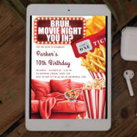 Movie Night Tiener Jongen Verjaardag