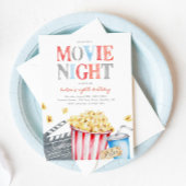 Movie Night Verjaardag Uitnodiging | Filmfeest