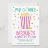 Movie Night Verjaardagsfeestje Uitnodigen Kaart (Voorkant)