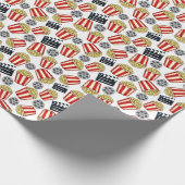 Movie Night Wrapping Paper Cadeaupapier (Hoek)