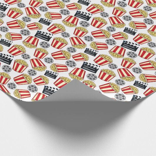 Movie Night Wrapping Paper Cadeaupapier (Hoek)