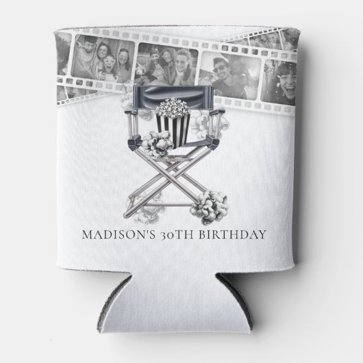  Movie Party Adult Birthday Custom Blikjeskoeler (Voorkant)