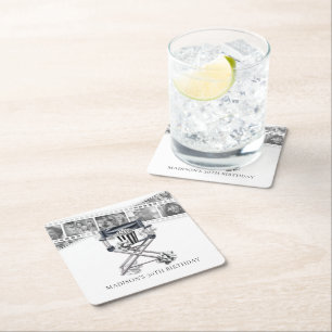  Movie Party Adult Birthday Custom Kartonnen Onderzetters