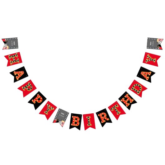 MOVIE party bunting banner (Alle)